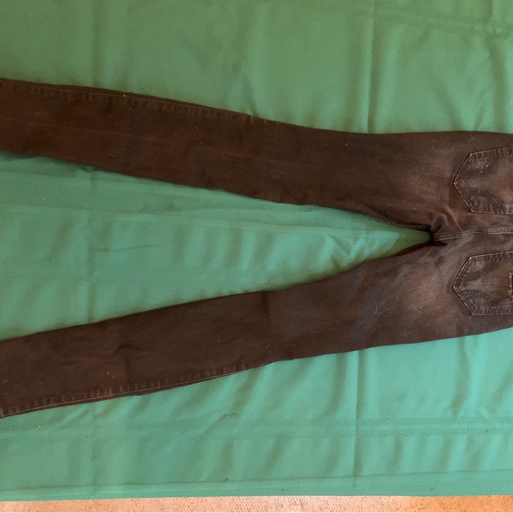 Hollister 1R black skinny jeans. 25x30